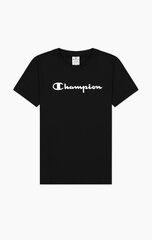 Champion  женская футболка 115422*KK001, черный 8054112530414 цена и информация | Женские футболки | pigu.lt