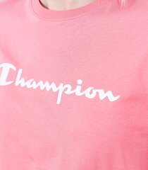 Champion  женская футболка 115422*PS171, розовый 8054112530339 цена и информация | Футболка женская | pigu.lt