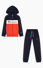 Champion детский спортивный костюм 306182*BS501, тёмно-синий /красный 8054112641684 цена и информация | Свитеры, жилетки, пиджаки для мальчиков | pigu.lt