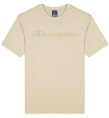 Marškinėliai vyrams Champion 218284*ES066, smėlio spalvos kaina ir informacija | Vyriški marškinėliai | pigu.lt