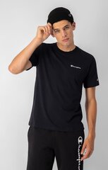 Marškinėliai vyrams Champion 218292*KK001, juodi kaina ir informacija | Vyriški marškinėliai | pigu.lt