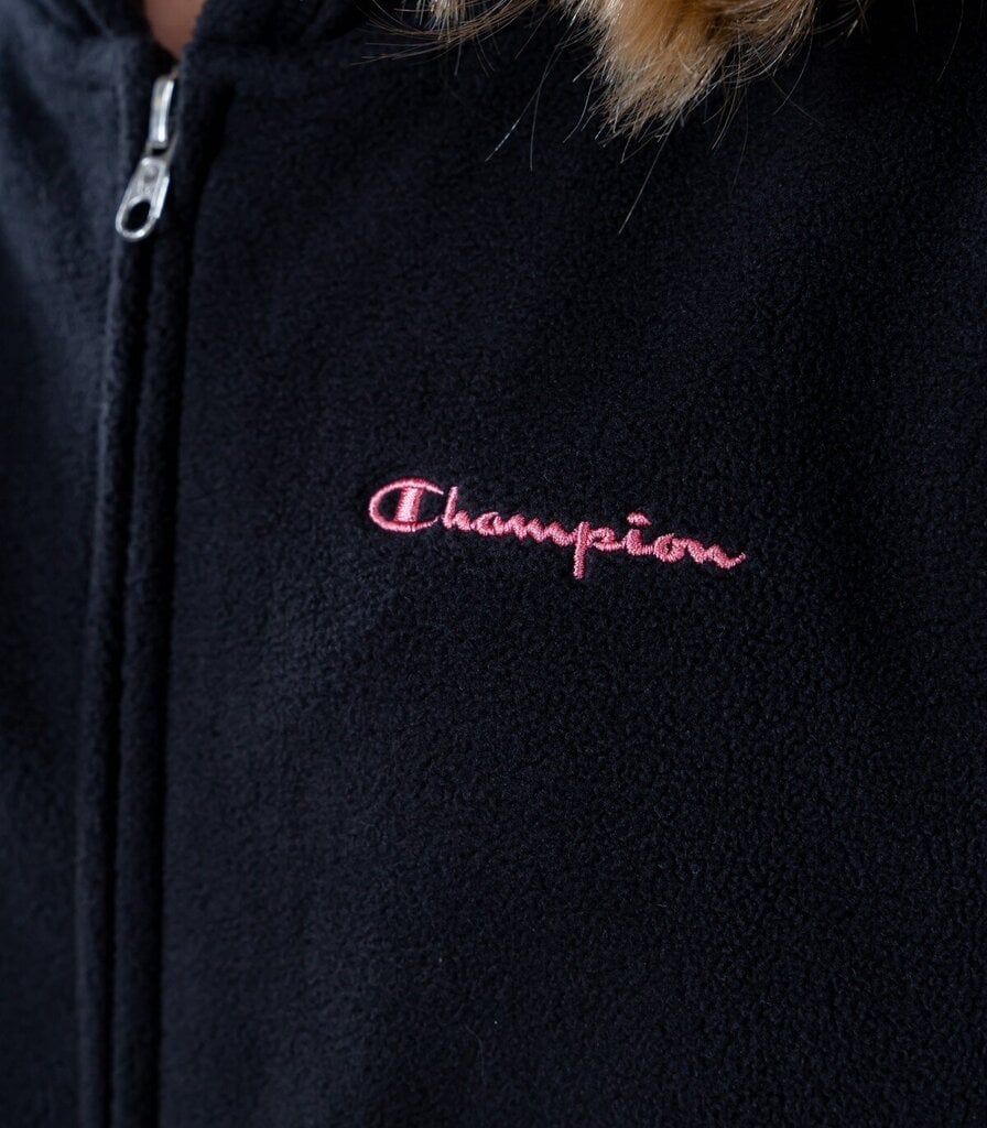 Džemperis mergaitėms Champion 404449*KK001, juodas kaina ir informacija | Megztiniai, bluzonai, švarkai mergaitėms | pigu.lt