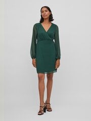 Vila женское платье 14083469*01,  тёмно-зелёный /pinen 5713789890315 цена и информация | Платья | pigu.lt