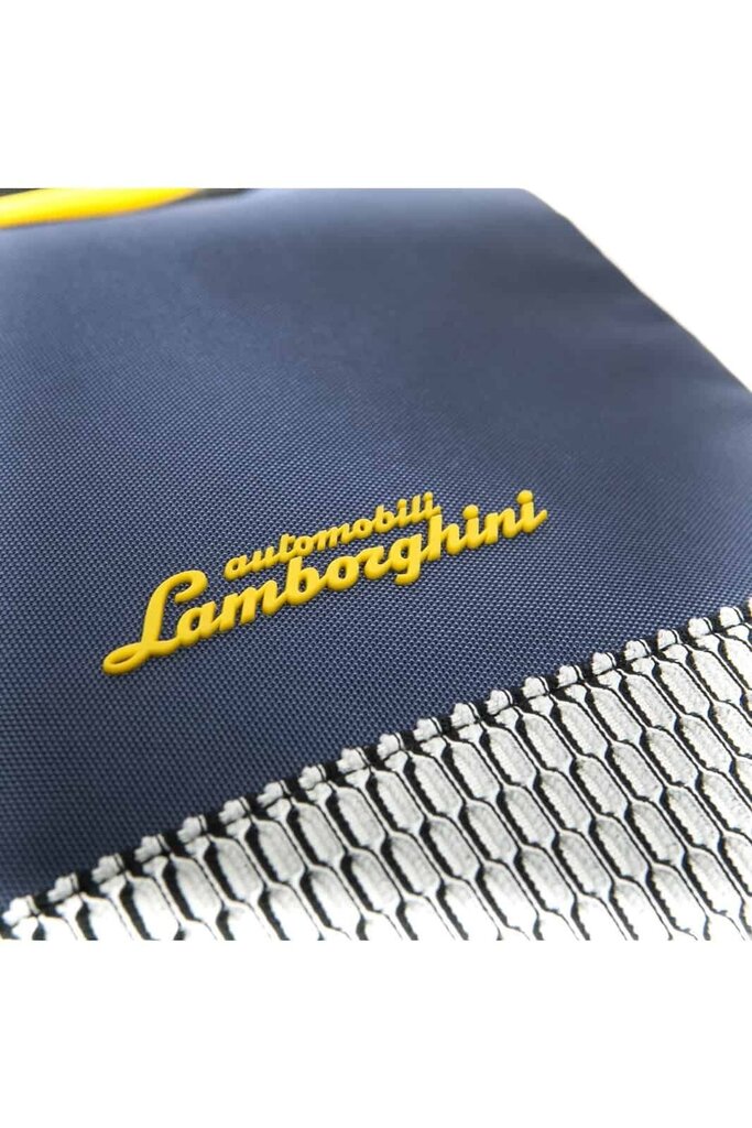 Vyriška rankinė per petį Lamborghini, mėlyna kaina ir informacija | Lagaminai, kelioniniai krepšiai | pigu.lt