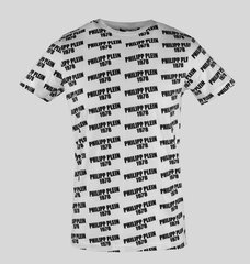 Marškinėliai vyrams Philipp Plein UTPG21 366477, balti цена и информация | Мужские футболки | pigu.lt