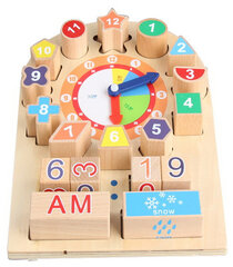 Medinis edukacinis laikrodis kaina ir informacija | Žaislai kūdikiams | pigu.lt