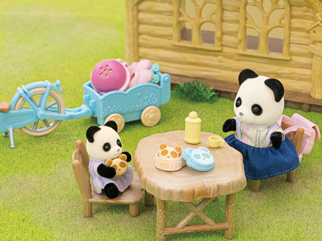 Rinkinys su panda Sylvanian families kaina ir informacija | Žaislai mergaitėms | pigu.lt