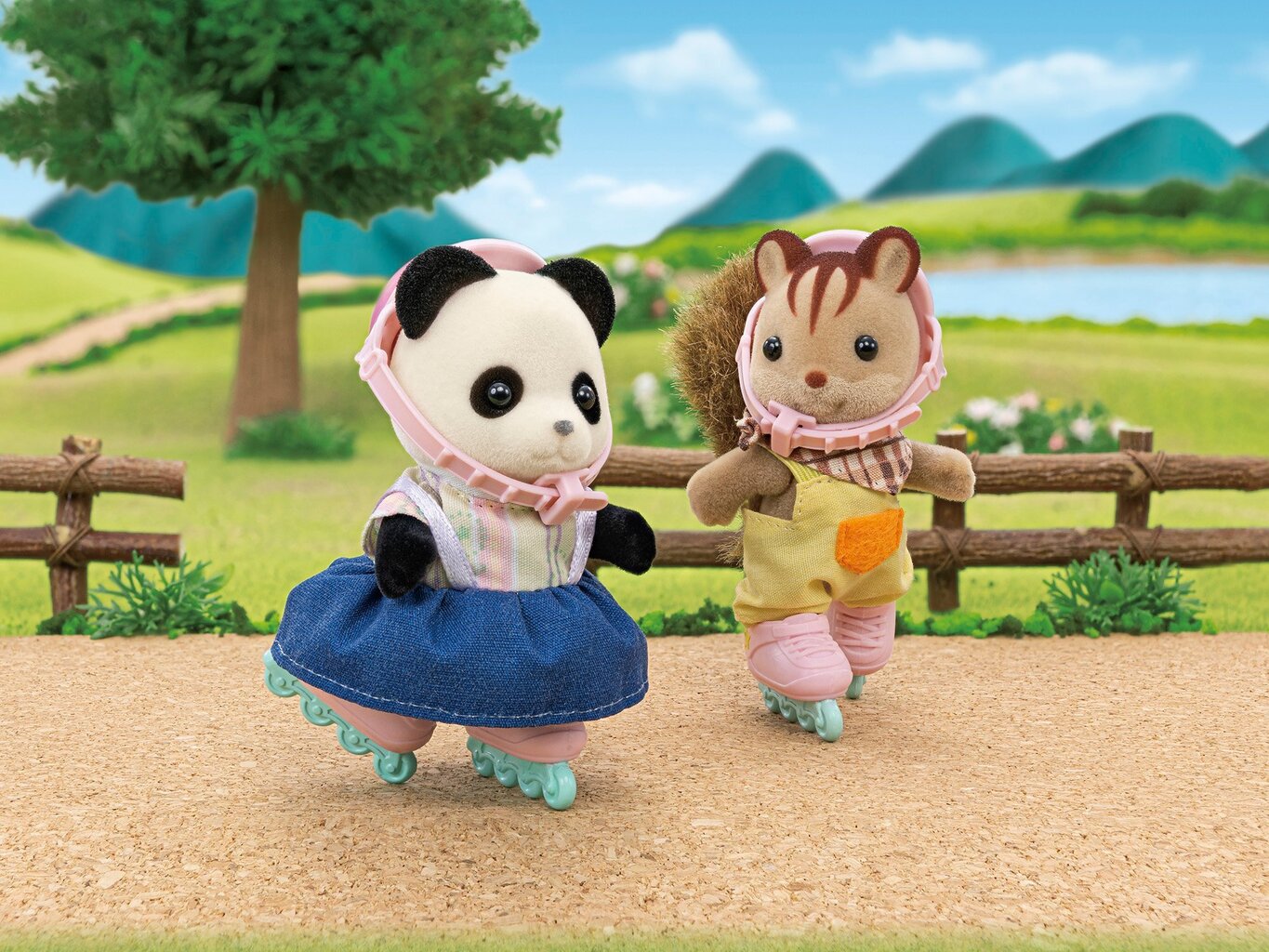 Rinkinys su panda Sylvanian families kaina ir informacija | Žaislai mergaitėms | pigu.lt