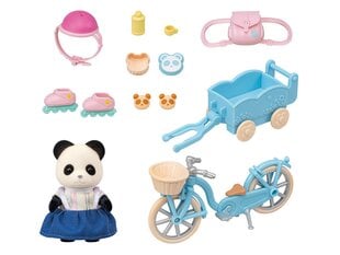 Кукла Sylvanian Families Cycle & Skate Set Показатели деятельности цена и информация | Игрушки для девочек | pigu.lt
