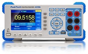 PeakTech® P 4096 Графический настольный мультиметр, номер 200.000 & TFT цена и информация | Механические инструменты | pigu.lt