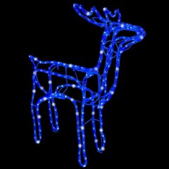 LED šviečiantis elnias SPCDEER05, Mėlynos spalvos, M kaina ir informacija | Kalėdinės dekoracijos | pigu.lt
