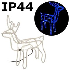LED šviečiantis elnias SPCDEER04, Mėlynos spalvos, XL kaina ir informacija | Kalėdinės dekoracijos | pigu.lt