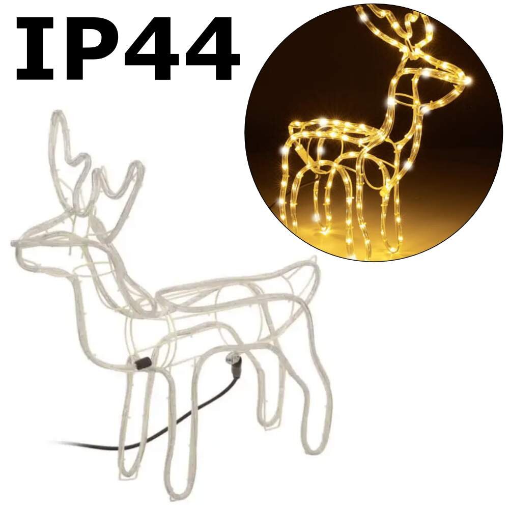 LED šviečiantis elnias SPCDEER04, Šiltai baltos spalvos, XL kaina ir informacija | Kalėdinės dekoracijos | pigu.lt