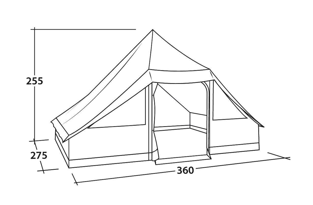 Palapinė Easy Camp Moonlight Cabin, 10 vietų kaina ir informacija | Palapinės | pigu.lt