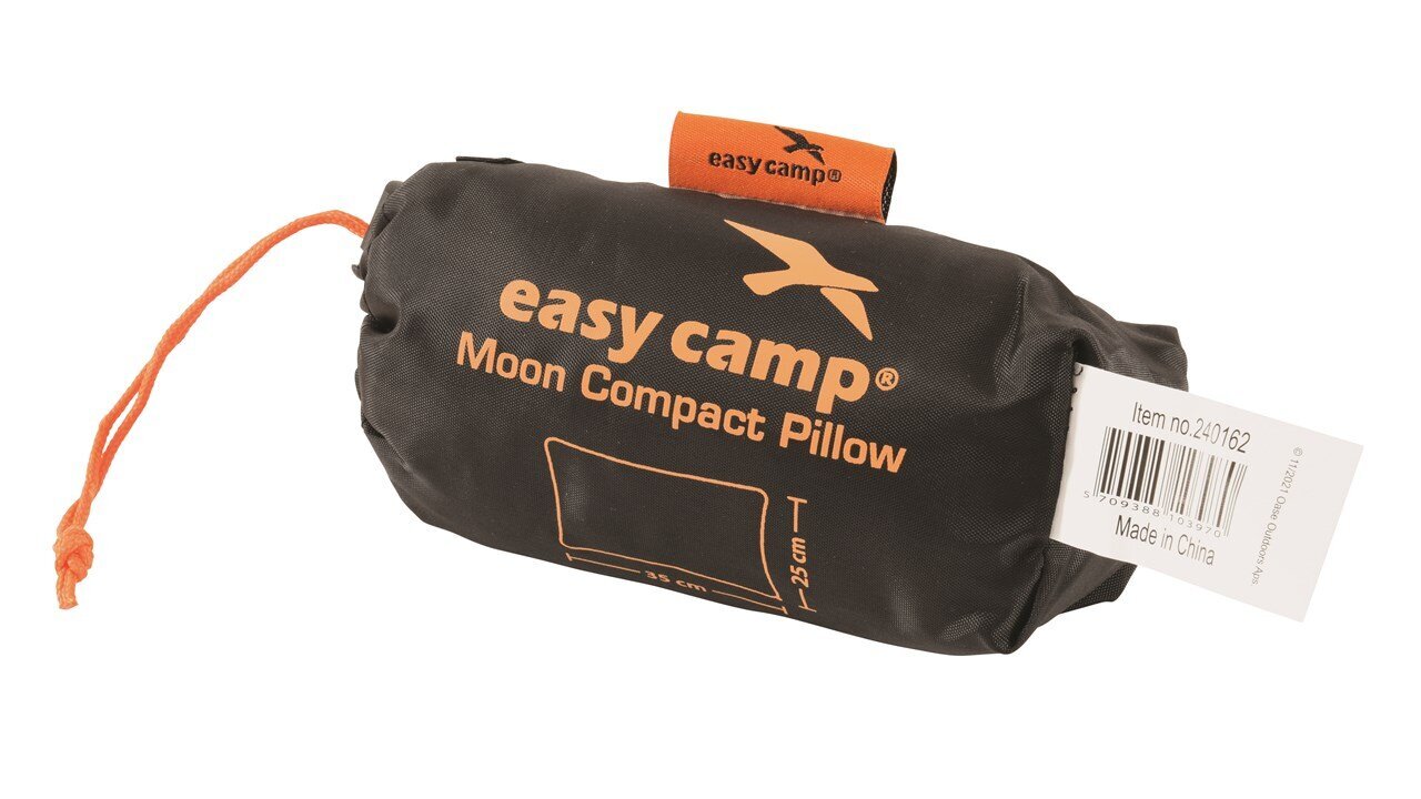 Turistinė pagalvė Easy Camp Moon Compact, žalia, 35x25x10 cm kaina ir informacija | Kitas turistinis inventorius | pigu.lt