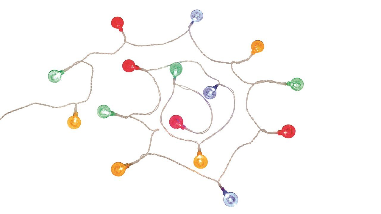 Lempučių girlianda Easy Campm, spalvota kaina ir informacija | Žibintai ir prožektoriai | pigu.lt