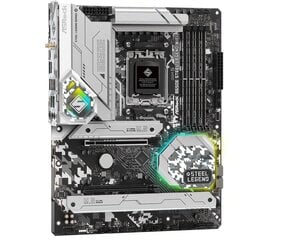 ASRock B650E Steel Legend WiFi, ATX, AM5, DDR5 kaina ir informacija | Pagrindinės plokštės | pigu.lt