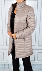 Куртка женская двусторонняя Lorena, бежевый цена и информация | Женские куртки | pigu.lt