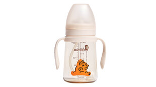 Buteliukas Mother-K Basic Muzik Tiger, kreminės spalvos, 200ml. kaina ir informacija | Buteliukai kūdikiams ir jų priedai | pigu.lt