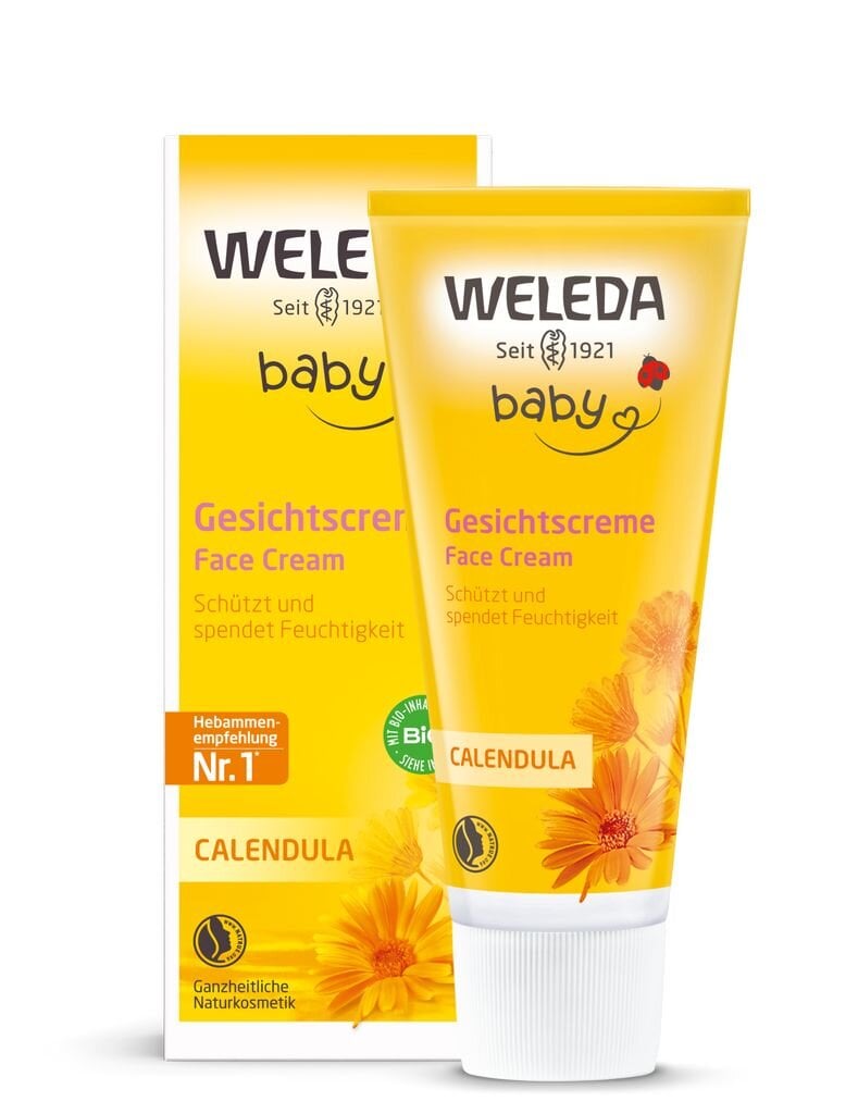 Vaikiškas veido kremas su medetkomis Weleda Baby, 50 ml цена и информация | Kosmetika vaikams ir mamoms | pigu.lt