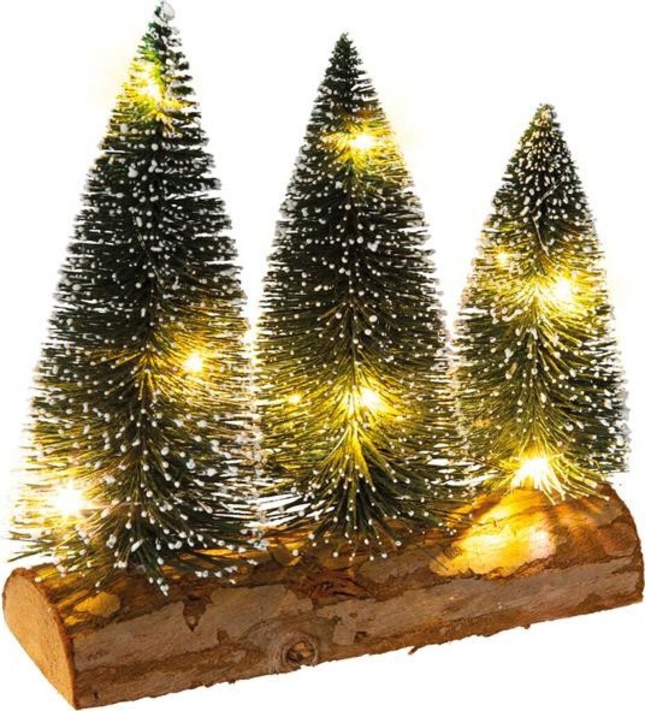 Šviečianti dekoracija Eglutės, 10 LED kaina ir informacija | Kalėdinės dekoracijos | pigu.lt