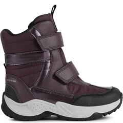 Geox neperšlampami batai mergaitėms Sentiero Abx, violetinė/juoda kaina ir informacija | Aulinukai vaikams | pigu.lt
