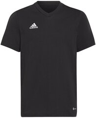 Футболки Adidas Ent22 Tee Y Black HC0443 HC0443/164 цена и информация | Рубашка для мальчиков | pigu.lt