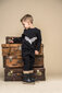 Džemperis vaikams su tamsoje šviečiančiu šikšnosparniu, juodas kaina ir informacija | Megztiniai, bluzonai, švarkai berniukams | pigu.lt