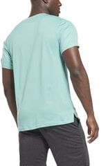 Мужская футболка Reebok Wor Ss Tech Tee HK4447/S, мятного цвета цена и информация | Мужские футболки | pigu.lt