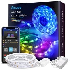 Govee H6172 Открытый 10 м; светодиодная лента; Wi-Fi, Bluetooth, RGBIC, IP65 цена и информация | Светодиодные ленты | pigu.lt