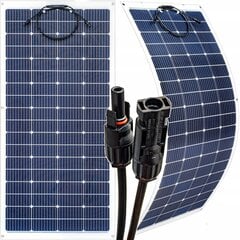 Lankščios konstrukcijos saulės plokštelė 200W 12 V kaina ir informacija | Komponentai saulės jėgainėms | pigu.lt