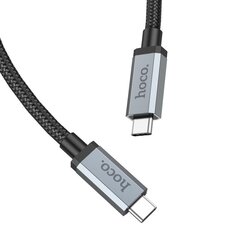 USB кабель Hoco US06 USB3.2 100Вт Type-C 1.0 м, черный цена и информация | Кабели для телефонов | pigu.lt