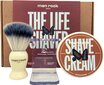 Skutimosi priemonių rinkinys Men Rock The Life Shaver Sandalwood Essential Shaving Kit kaina ir informacija | Skutimosi priemonės ir kosmetika | pigu.lt