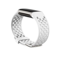 Fitbit Sport Band S White kaina ir informacija | Išmaniųjų laikrodžių ir apyrankių priedai | pigu.lt