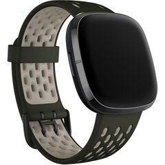 Fitbit Sport Band L evergreen/White kaina ir informacija | Išmaniųjų laikrodžių ir apyrankių priedai | pigu.lt