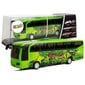 Autobusas Jurassic Park Bus Green Dinosaurs Spring Drive Light Sound, žalias kaina ir informacija | Žaislai berniukams | pigu.lt
