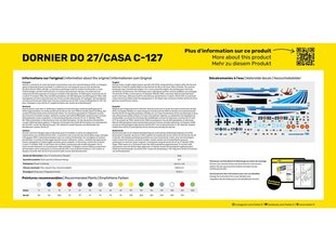 Сборная пластиковая модель Heller - Dornier Do 27 / CASA C-127 подарочный набор, 1/72, 35304 цена и информация | Конструкторы и кубики | pigu.lt