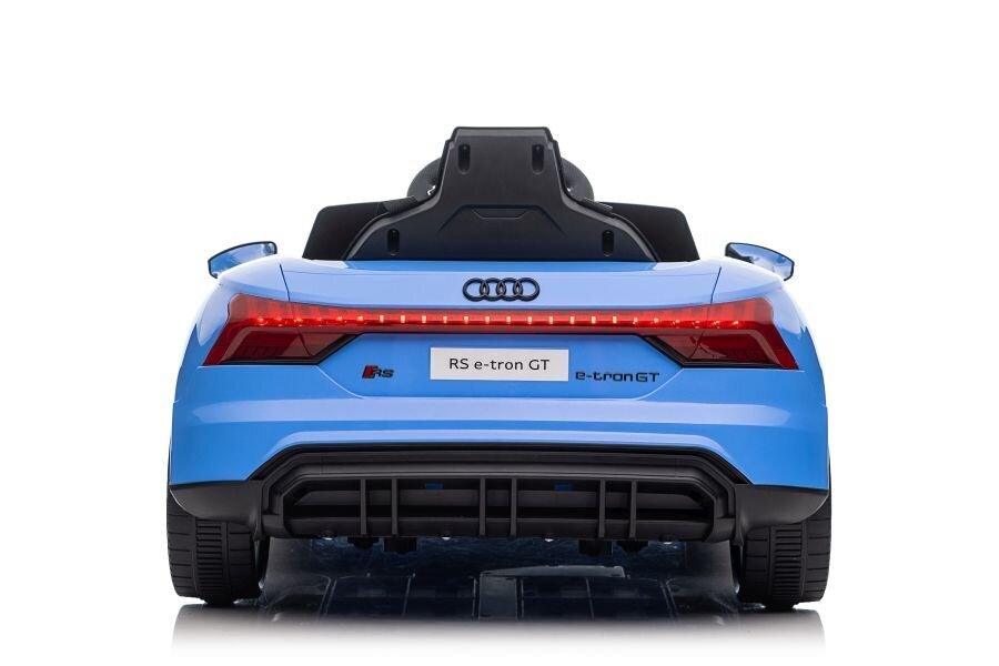 Vienvietis akumuliatorinis automobilis Audi E- Tron GT, mėlynas kaina ir informacija | Elektromobiliai vaikams | pigu.lt