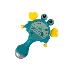 Muzikinis barškutis Lean Toys, mėlynas kaina ir informacija | Žaislai kūdikiams | pigu.lt