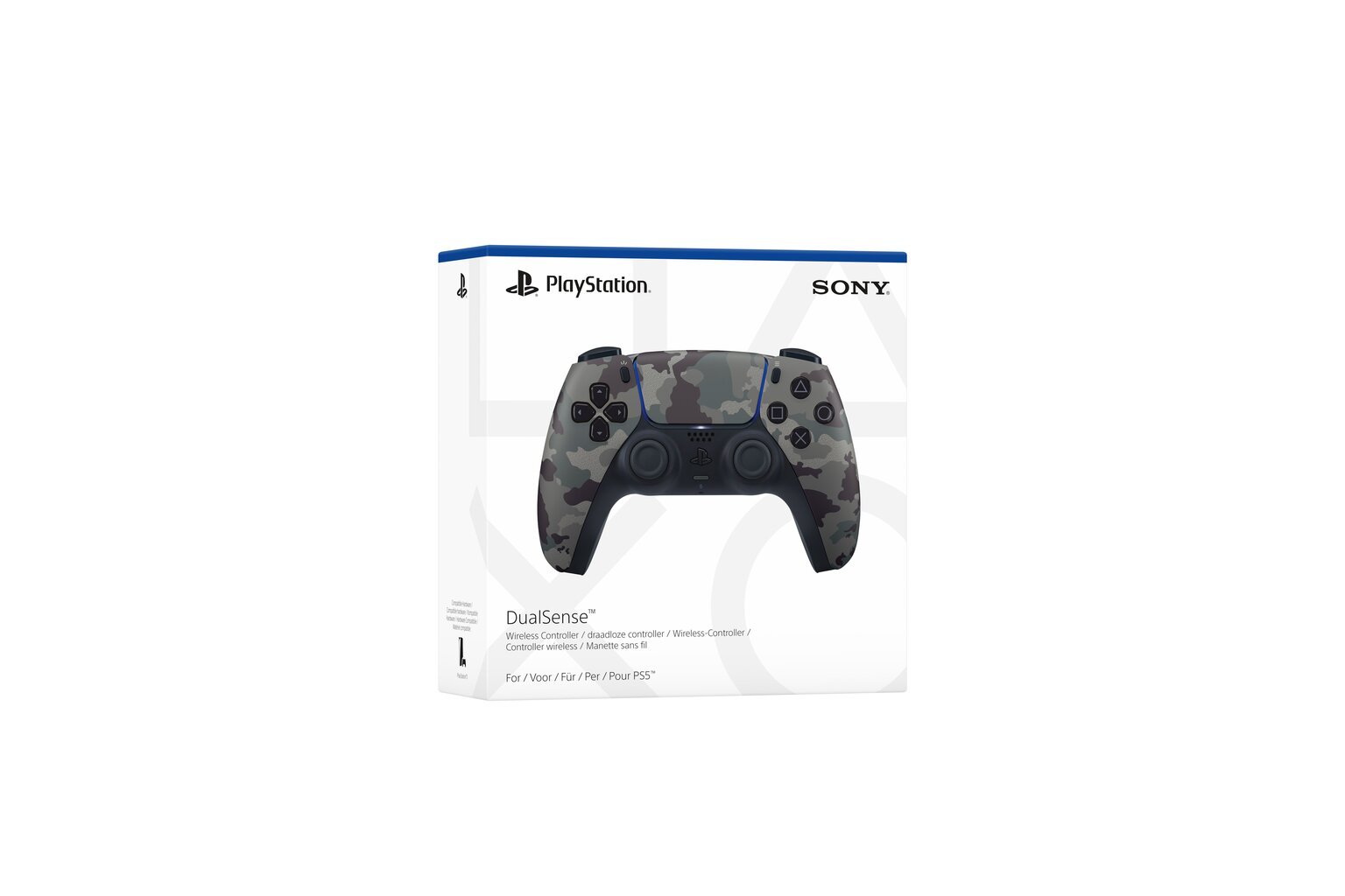 Sony Playstation 5 DualSense Camouflage Grey цена и информация | Žaidimų pultai  | pigu.lt