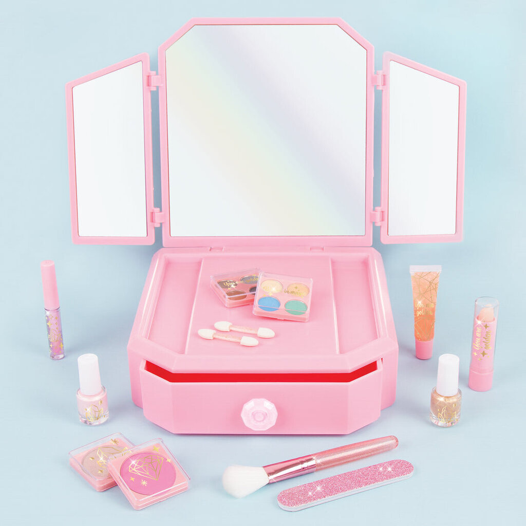 Kosmetikos dėžutė su veidrodėliu Make it real цена и информация | Žaislai mergaitėms | pigu.lt
