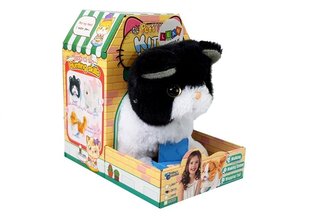Интерактивный котенок, черно-белый цена и информация | Мягкие игрушки | pigu.lt