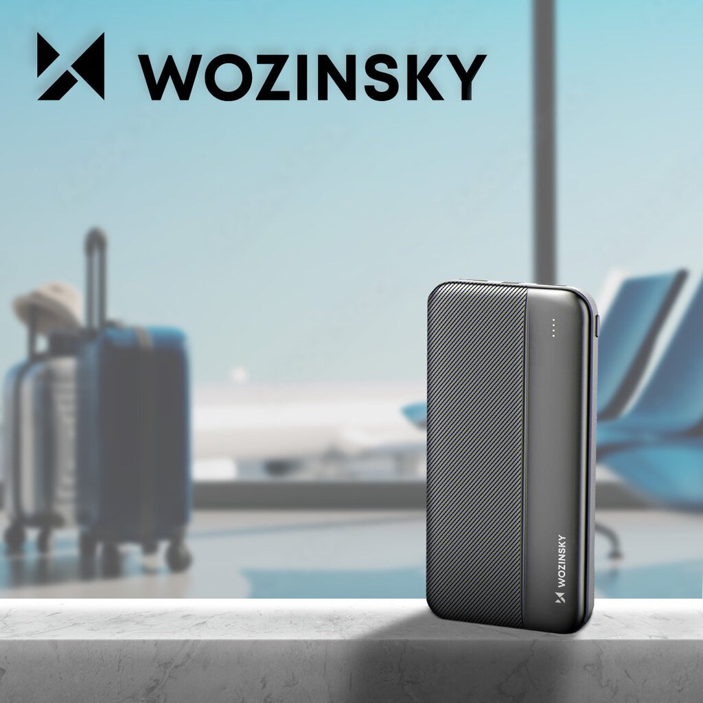 Wozinsky WPBBK1 10000mAh kaina ir informacija | Atsarginiai maitinimo šaltiniai (power bank) | pigu.lt