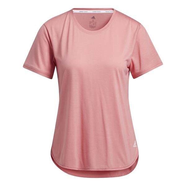Marškinėliai moterims Adidas Performance GQ9419, rožiniai kaina ir informacija | Marškinėliai moterims | pigu.lt