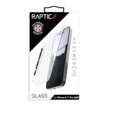 Apsauginis stiklas Raptic X-Doria Full Glass, skirtas iPhone 14 Pro kaina ir informacija | Apsauginės plėvelės telefonams | pigu.lt