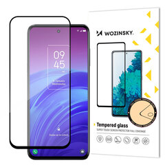 Wozinsky super tough Full Glue Full Glue Full Screen Tempered Glass with Case Friendly TCL 20L Black Frame цена и информация | Защитные пленки для телефонов | pigu.lt