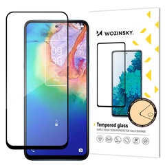 Apsauginis stiklas Wozinsky Super Tough Full Glue Tempered Glass Full Screen, skirtas TCL 20 5G kaina ir informacija | Apsauginės plėvelės telefonams | pigu.lt