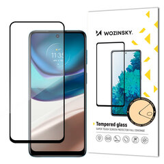 Apsauginis stiklas Wozinsky Super Durable Full Glue Tempered Glass Full Screen, skirtas Motorola Moto G42 kaina ir informacija | Apsauginės plėvelės telefonams | pigu.lt