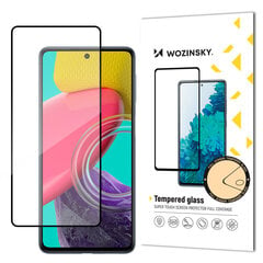 Apsauginis stiklas Wozinsky Super Tough Full Glue Tempered Glass Full Screen, skirtas Samsung Galaxy M53 5G цена и информация | Защитные пленки для телефонов | pigu.lt