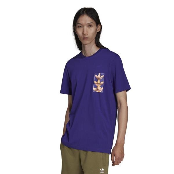 Marškinėliai vyrams Adidas Originals HE3055, violetiniai цена и информация | Vyriški marškinėliai | pigu.lt